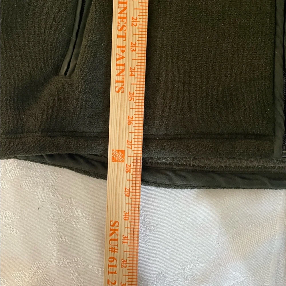 Vintage LL BEAN Mens Fleece Jacket XL Full Zip Hunter Green Outdoors Hiking - Picture 10 of 11